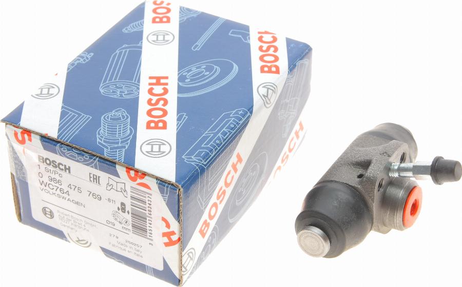 BOSCH 0 986 475 769 - Колесный тормозной цилиндр autospares.lv