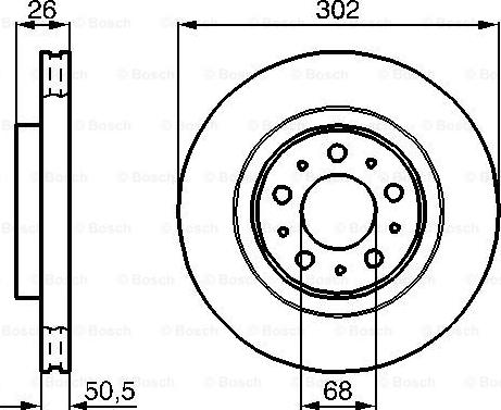 BOSCH 0 986 478 454 - Тормозной диск autospares.lv