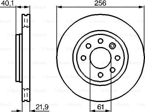 BOSCH 0 986 478 431 - Тормозной диск autospares.lv