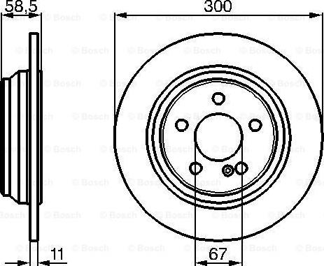 BOSCH 0 986 478 472 - Тормозной диск autospares.lv