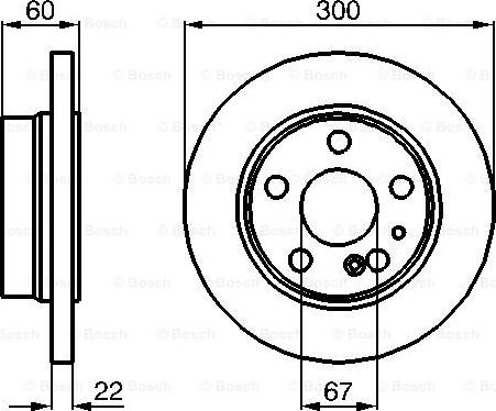 BOSCH 0 986 478 566 - Тормозной диск autospares.lv