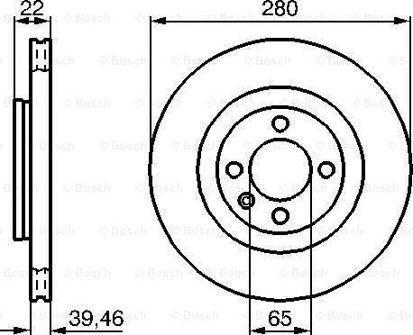 BOSCH 0 986 478 508 - Тормозной диск autospares.lv