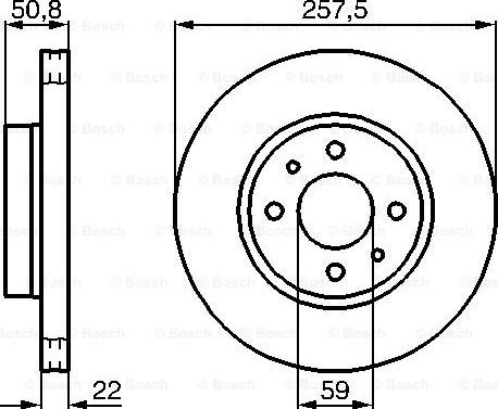 BOSCH 0 986 478 512 - Тормозной диск autospares.lv