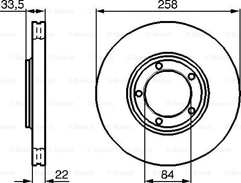 BOSCH 0 986 478 530 - Тормозной диск autospares.lv