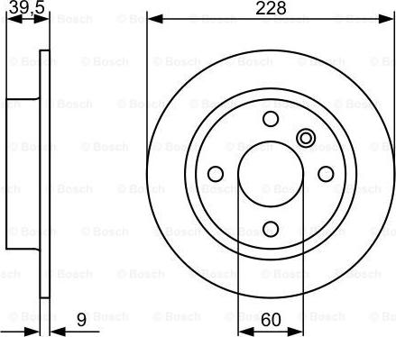 BOSCH 0 986 478 644 - Тормозной диск autospares.lv