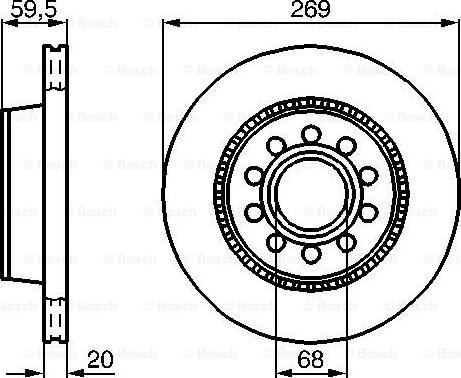 Quinton Hazell BSF5096 - Тормозной диск autospares.lv