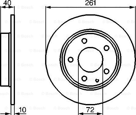 BOSCH 0 986 478 633 - Тормозной диск autospares.lv