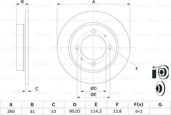 BOSCH 0 986 478 898 - Тормозной диск autospares.lv