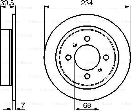 BOSCH 0 986 478 865 - Тормозной диск autospares.lv