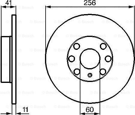 BOSCH 0 986 478 880 - Тормозной диск autospares.lv