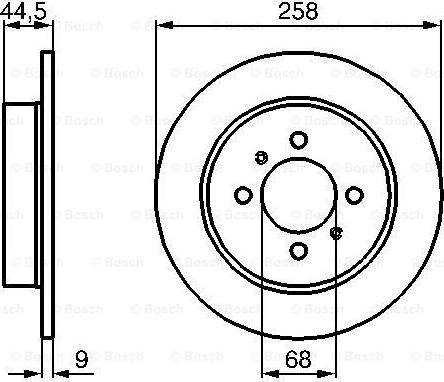 BOSCH 0 986 478 836 - Тормозной диск autospares.lv