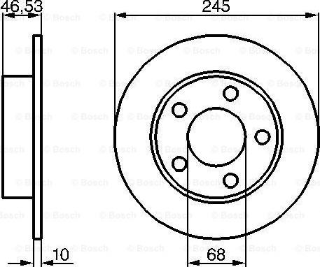 CAR BDC 3932 - Тормозной диск autospares.lv