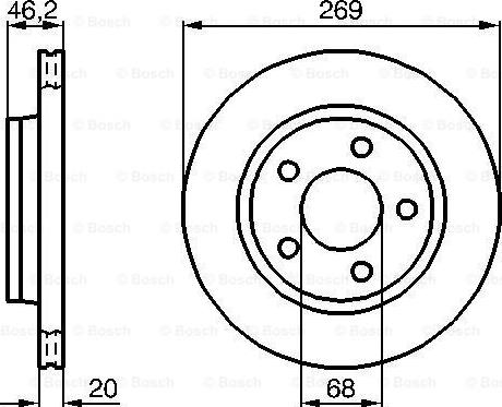 VAICO 10-80065 - Тормозной диск autospares.lv