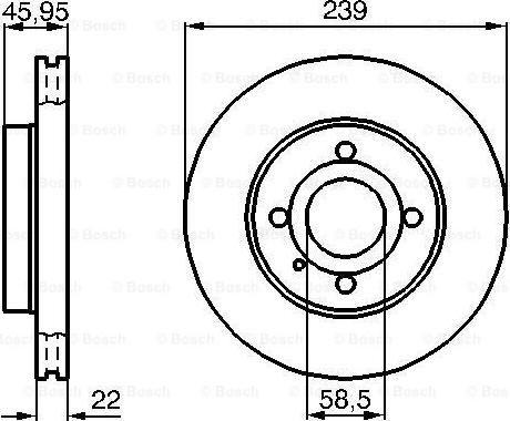 BOSCH 0 986 478 228 - Тормозной диск autospares.lv