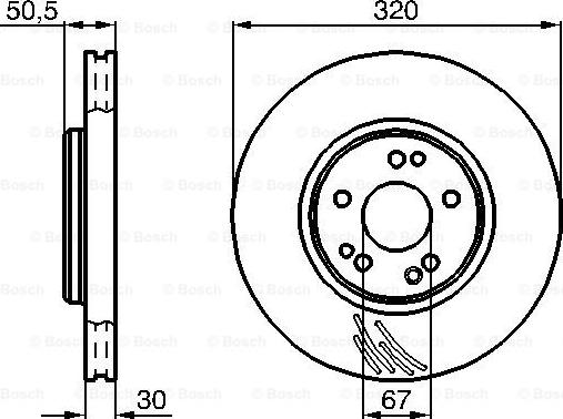 BOSCH 0 986 478 792 - Тормозной диск autospares.lv