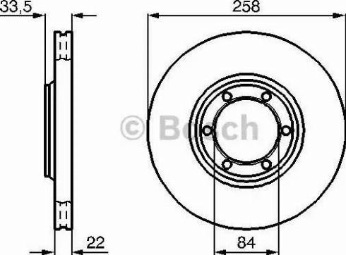 BOSCH 0 986 478 706 - Тормозной диск autospares.lv