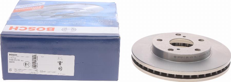 BOSCH 0 986 478 726 - Тормозной диск autospares.lv