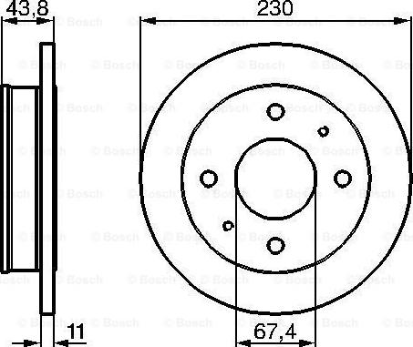 Unipart GBD1189 - Тормозной диск autospares.lv