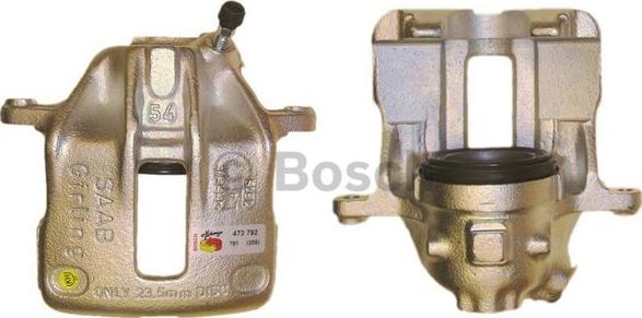 BOSCH 0 986 473 792 - Тормозной суппорт autospares.lv