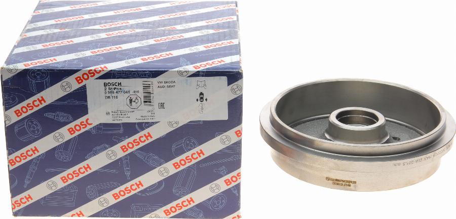 BOSCH 0 986 477 041 - Тормозной диск autospares.lv