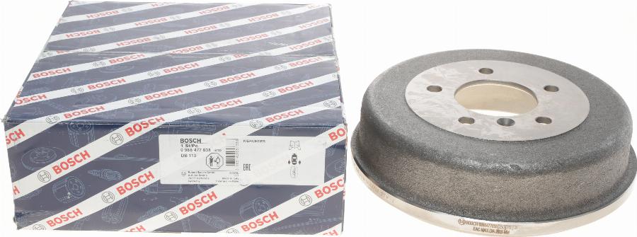 BOSCH 0 986 477 038 - Тормозной барабан autospares.lv