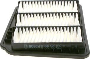 BOSCH 0 986 4B0 029 - Воздушный фильтр, двигатель autospares.lv