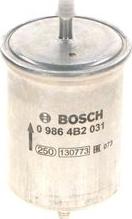 BOSCH 0 986 4B2 031 - Топливный фильтр autospares.lv