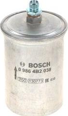 BOSCH 0 986 4B2 038 - Топливный фильтр autospares.lv