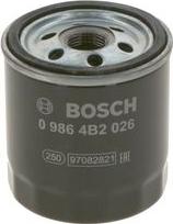 BOSCH 0 986 4B2 026 - Топливный фильтр autospares.lv