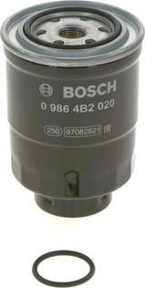 BOSCH 0 986 4B2 020 - Топливный фильтр autospares.lv