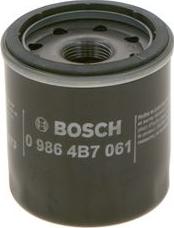 BOSCH 0 986 4B7 061 - Масляный фильтр autospares.lv