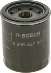 BOSCH 0 986 4B7 063 - Масляный фильтр autospares.lv