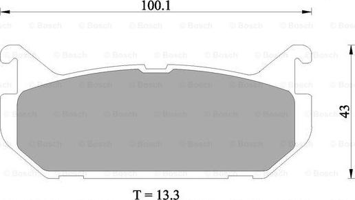 BOSCH 0 986 505 915 - Тормозные колодки, дисковые, комплект autospares.lv