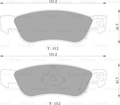 BOSCH 0 986 505 701 - Тормозные колодки, дисковые, комплект autospares.lv