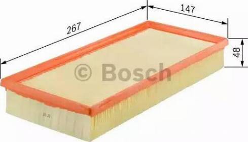 BOSCH 0 986 626 844 - Воздушный фильтр, двигатель autospares.lv