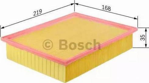 BOSCH 0 986 626 843 - Воздушный фильтр, двигатель autospares.lv