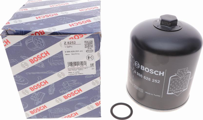 BOSCH 0 986 628 252 - Патрон осушителя воздуха, пневматическая система autospares.lv