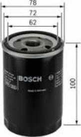 BOSCH 0 986 627 648 - Масляный фильтр autospares.lv