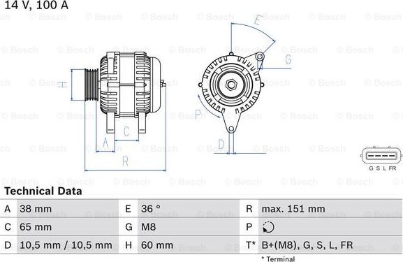 BOSCH 0 986 049 940 - Генератор autospares.lv