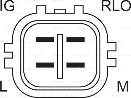 BOSCH 0 986 049 970 - Генератор autospares.lv