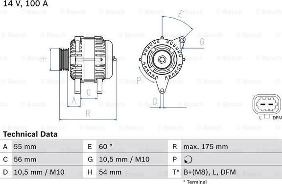 BOSCH 0 986 049 020 - Генератор autospares.lv