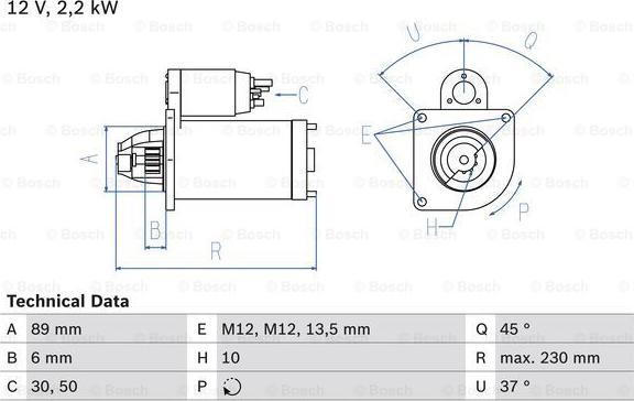 BOSCH 0 986 014 101 - Стартер autospares.lv