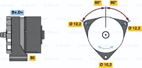 BOSCH 0 986 034 940 - Генератор autospares.lv