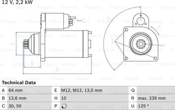 BOSCH 0 986 029 040 - Стартер autospares.lv