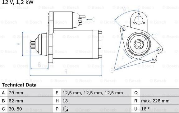 BOSCH 0 986 029 140 - Стартер autospares.lv