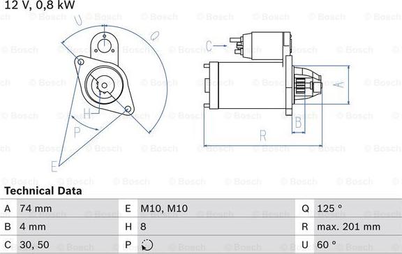 BOSCH 0 986 029 200 - Стартер autospares.lv