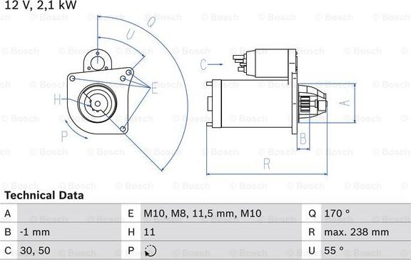 BOSCH 0 986 024 350 - Стартер autospares.lv