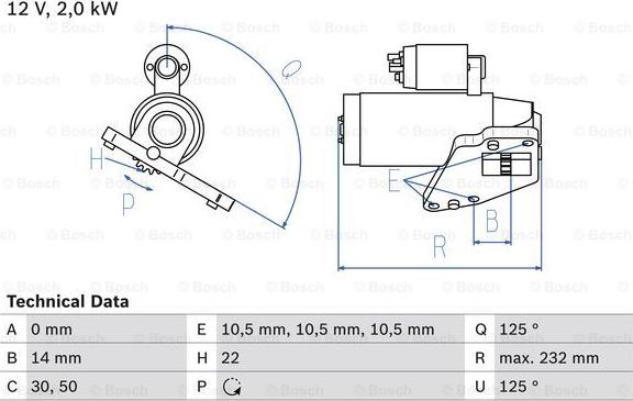 BOSCH 0 986 024 710 - Стартер autospares.lv