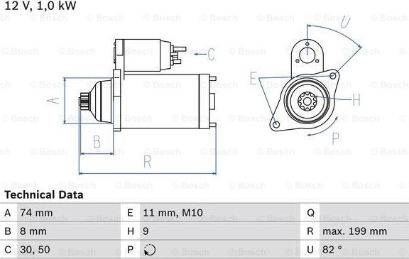 BOSCH 0 986 025 490 - Стартер autospares.lv