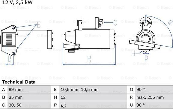 BOSCH 0 986 025 200 - Стартер autospares.lv